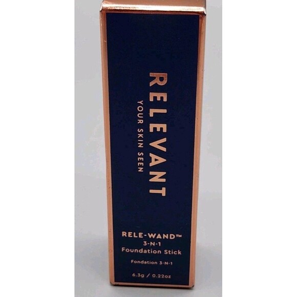 Relevant Rele-Wand Foundation Stick 3-N-1 Empower 3 Your Skin Seen 0.22 oz - Picture 2 of 6